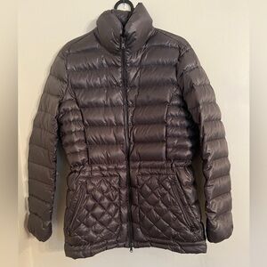 NWOT SZ M Ralph Lauren Dark Grey Down Quilted Puffer Jacket